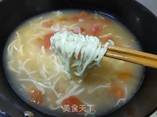 西红柿鸡蛋手擀面的做法步骤：11