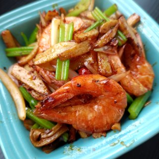 “莲藕”干锅莲藕虾的做法步骤：27