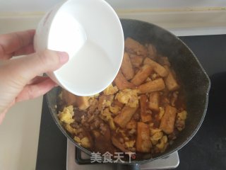 鸡蛋肉末豆腐的做法步骤：10