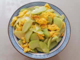 佛手瓜炒鸡蛋的做法步骤：7