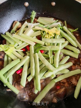 四季豆烧排骨的做法步骤：8