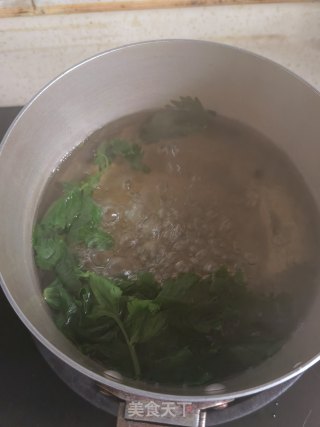 姜拌茼蒿的做法步骤：3