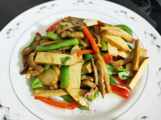 香干炒肉丝的做法步骤：13