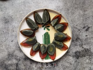 扇贝肉拌松花蛋的做法步骤：4