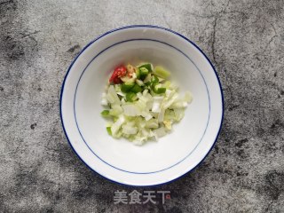 扇贝肉拌松花蛋的做法步骤：10