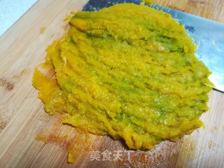 南瓜糯米饼的做法步骤：4