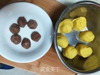 南瓜糯米饼的做法步骤：8