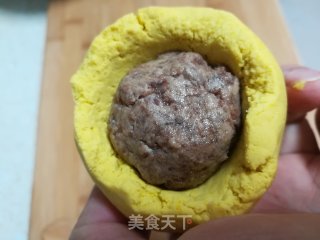 南瓜糯米饼的做法步骤：9