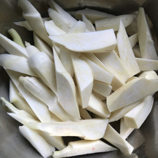 油焖茭白的做法步骤：3