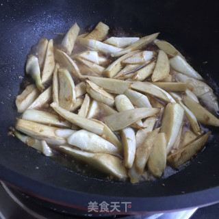 油焖茭白的做法步骤：8
