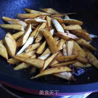 油焖茭白的做法步骤：9