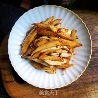 油焖茭白的做法步骤：12