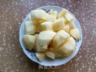 白果苹果粥的做法步骤：2