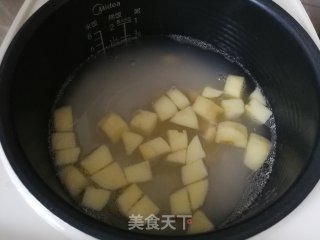 白果苹果粥的做法步骤：4