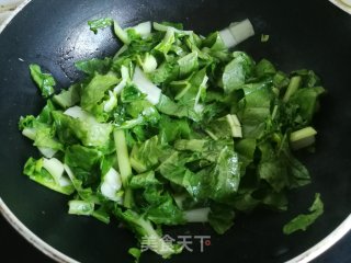黑木耳炒青菜的做法步骤：4
