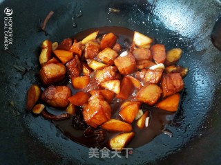 茭白红烧肉的做法步骤：13