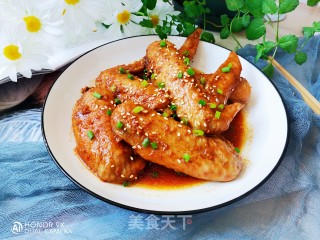 电饭锅焖鸡翅的做法步骤：10