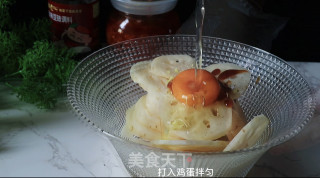 炸香辣藕片的做法步骤：3