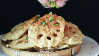 炸香辣藕片的做法步骤：10