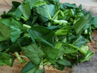 虾仁青菜鸡蛋炒饭的做法步骤：4