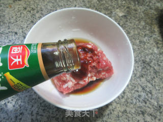 油面筋塞肉的做法步骤：4