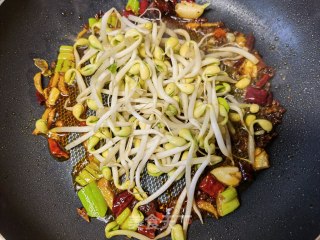 牛肉卷豆芽煮粉条的做法步骤：8
