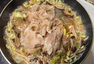 牛肉卷豆芽煮粉条的做法步骤：14