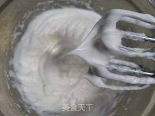 蔓越莓燕麦戚风蛋糕（无油无糖无面粉）的做法步骤：8