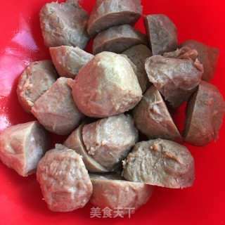 肉丸蛋饺汤的做法步骤：1