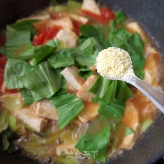 熟肉豆腐番茄汤的做法步骤：13