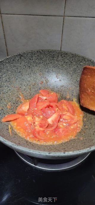 牛肉片烧番茄的做法步骤：9