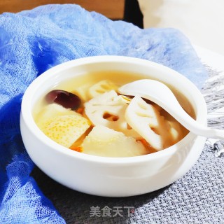 雪梨莲藕汤的做法步骤：7
