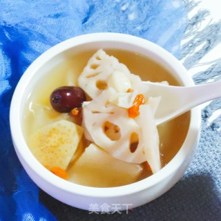 雪梨莲藕汤的做法步骤：8