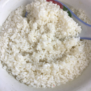 肉末板栗青菜粥的做法步骤：1