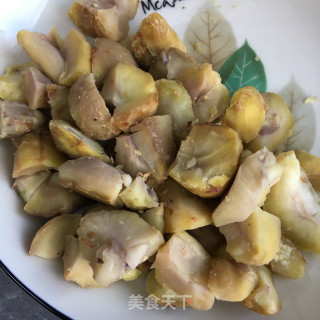 肉末板栗青菜粥的做法步骤：3