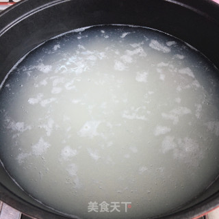 肉末板栗青菜粥的做法步骤：5