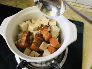 砂锅红烧肉炖豆腐的做法步骤：5