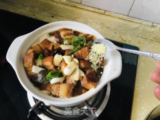 砂锅红烧肉炖豆腐的做法步骤：9
