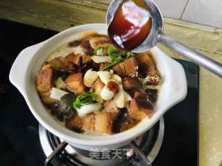 砂锅红烧肉炖豆腐的做法步骤：10