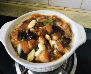砂锅红烧肉炖豆腐的做法步骤：11