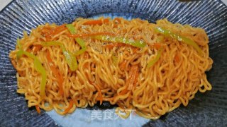 方便的炒方便面的做法步骤：6