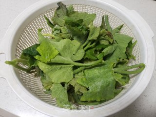 蒜蓉南瓜芽尖的做法步骤：2