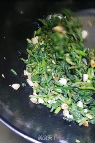 蒜蓉南瓜芽尖的做法步骤：5