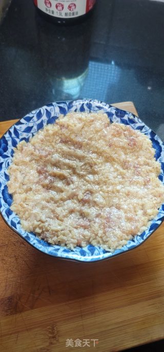 蒸莲藕肉饼的做法步骤：4