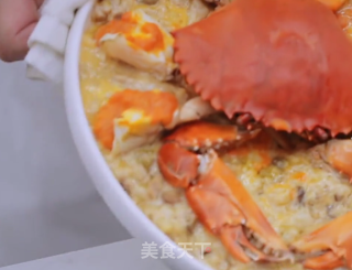 膏蟹蒸肉饼的做法步骤：17