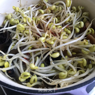 黄豆芽炖粉条的做法步骤：8