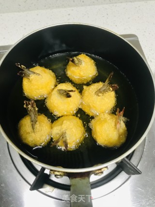 土豆芝士虾球的做法步骤：11