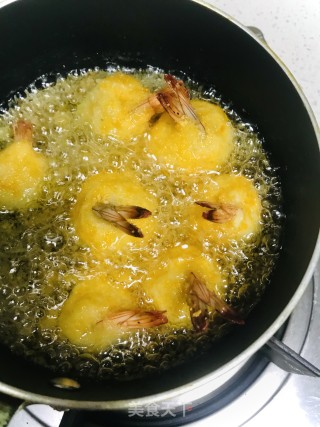 土豆芝士虾球的做法步骤：12