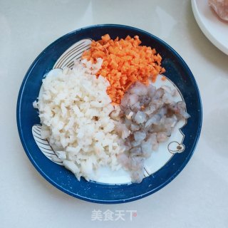 虾仁藕饼的做法步骤：2