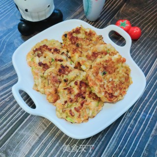 虾仁藕饼的做法步骤：12